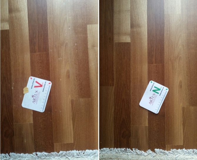 Druckstellen im Parkett