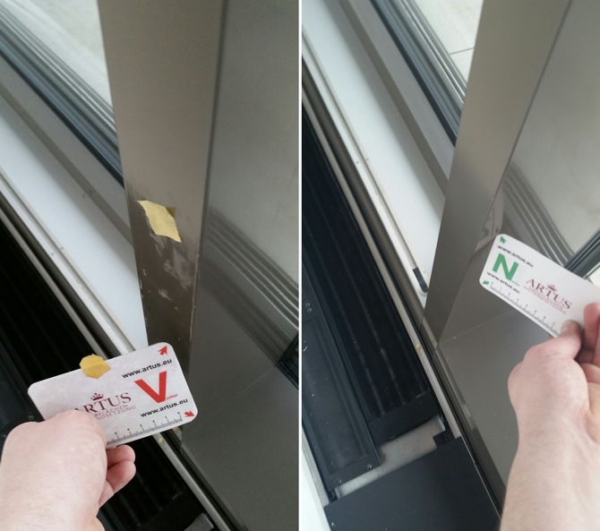 Matte Stellen bei Pfosten-Riegel-Fassade