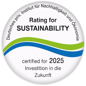 Siegel für Nachhaltigkeit in 2025 (Deutsches privates Institut für Nachhaltigkeit und Ökonomie)